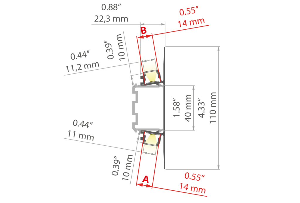 PLAKIN-DUO Dimensiones PLAKIN-DUO Dimensiones